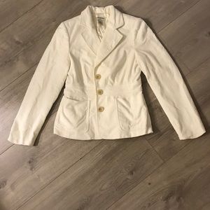 Cream Blazer Jacket